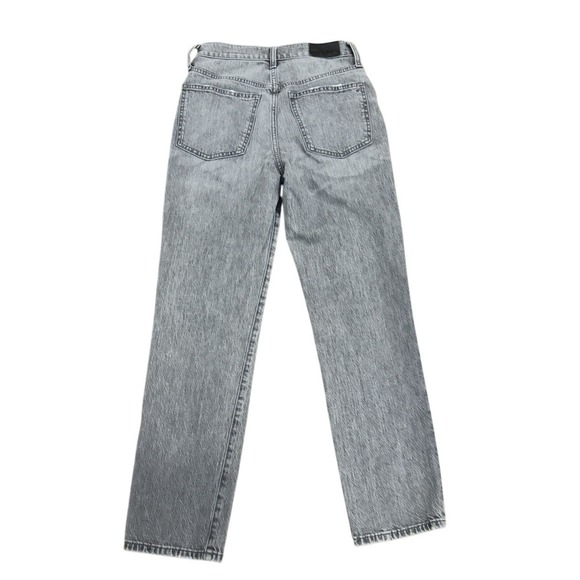 Madewell The Perfect Vintage Jean Women's 26 Black Wash High Rise Straight Leg - Picture 7 of 7